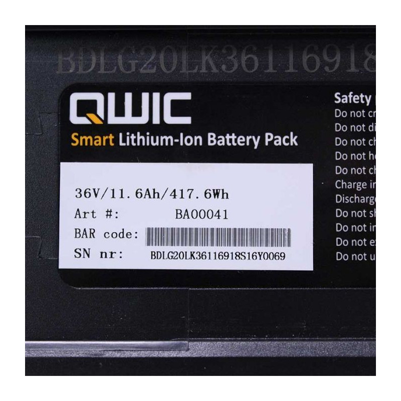 Babboe Akku QWIC 500 Wh