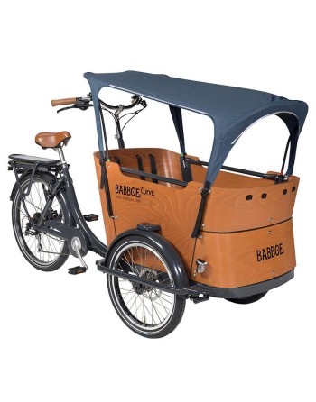 Babboe Curve Sun Canopy – Blue – Protection from Sun and Heat