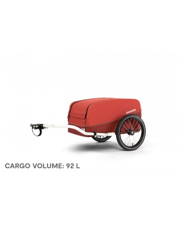 Croozer Cargo Kalle – Reliable 45 kg Bike Cargo Trailer – Compact & Strong
