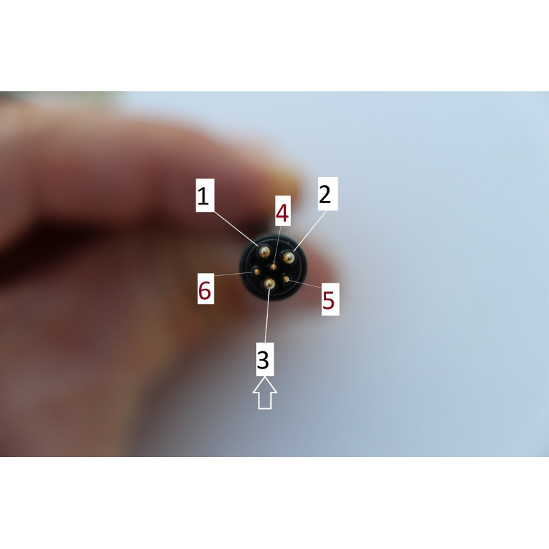 Troy controller voor motorkabel met 6 Pin