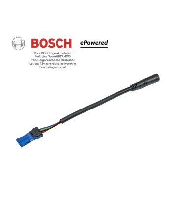 Tracefy GPS Tracker Bosch Génération 4 – Connecteur PowerPort