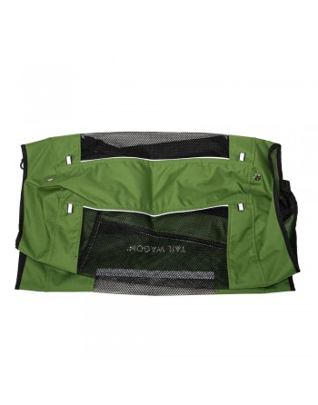 Burley Tail Wagon bovendek groen