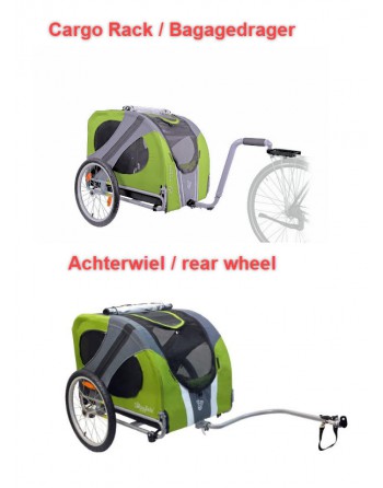 Doggyride Novel remorque vélo pour chien - Vert