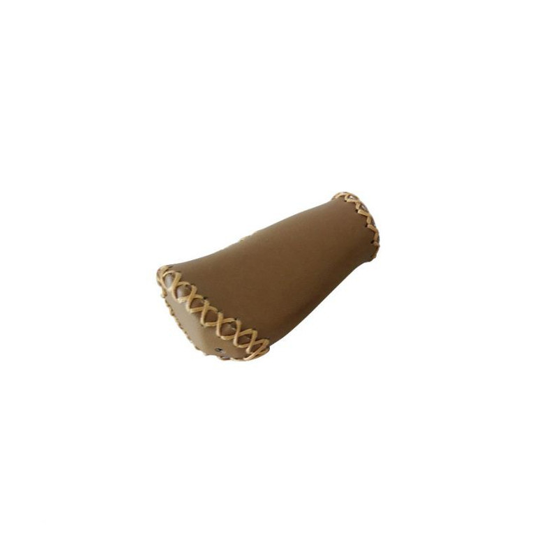 Bakfiets handvatten leer 92/135mm donkerbruin