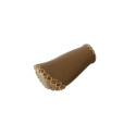 Cargo bike handles leather 92/135mm dark brown