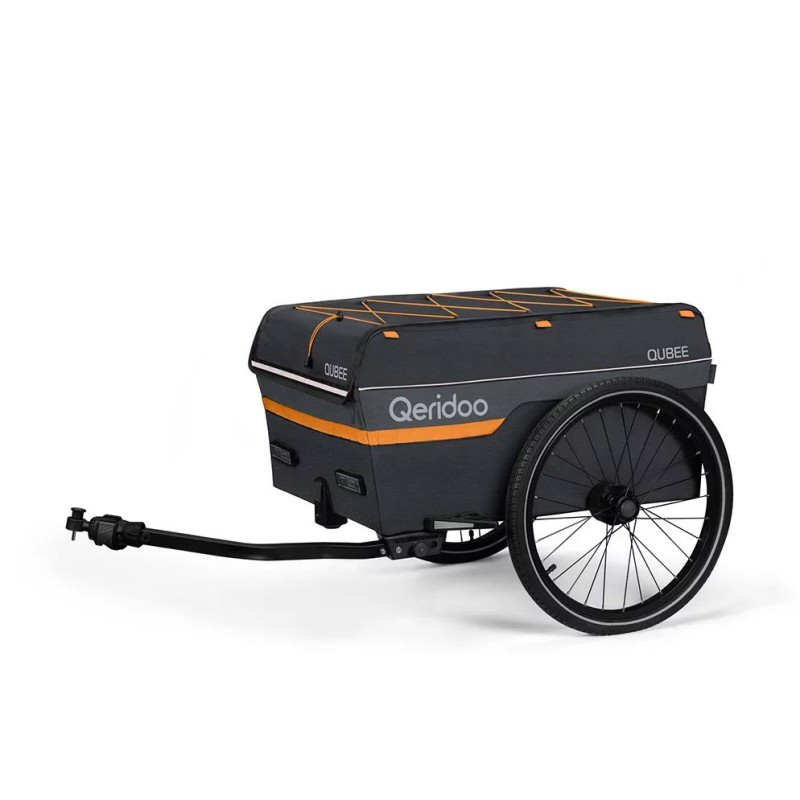 Qeridoo Qubee Bicycle Trailer – 130L Cargo & Shopping Trailer – Foldable – Max. 40 kg