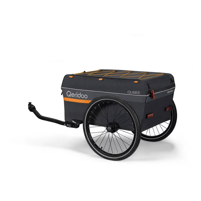 Qeridoo Qubee Bicycle Trailer – 130L Cargo & Shopping Trailer – Foldable – Max. 40 kg