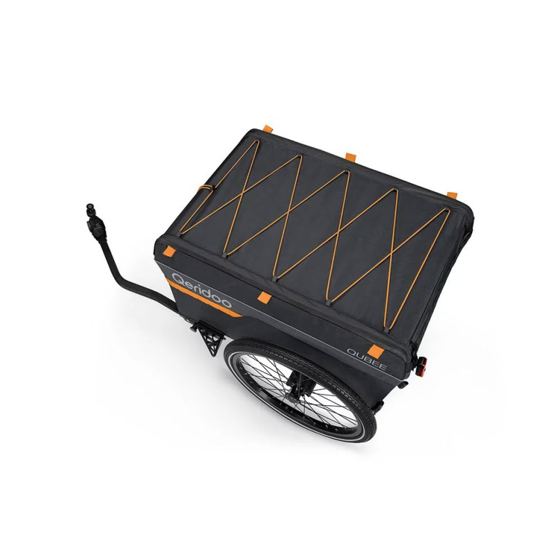 Qeridoo Qubee Bicycle Trailer – 130L Cargo & Shopping Trailer – Foldable – Max. 40 kg