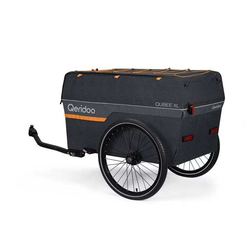 Qeridoo Qubee XL Bicycle Trailer – 220L Cargo & Shopping Trailer – Foldable – Max. 49 kg