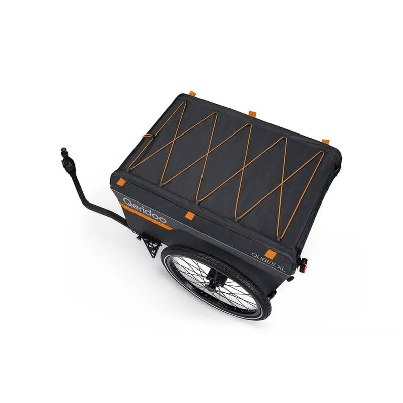Qeridoo Qubee XL Bicycle Trailer – 220L Cargo & Shopping Trailer – Foldable – Max. 49 kg
