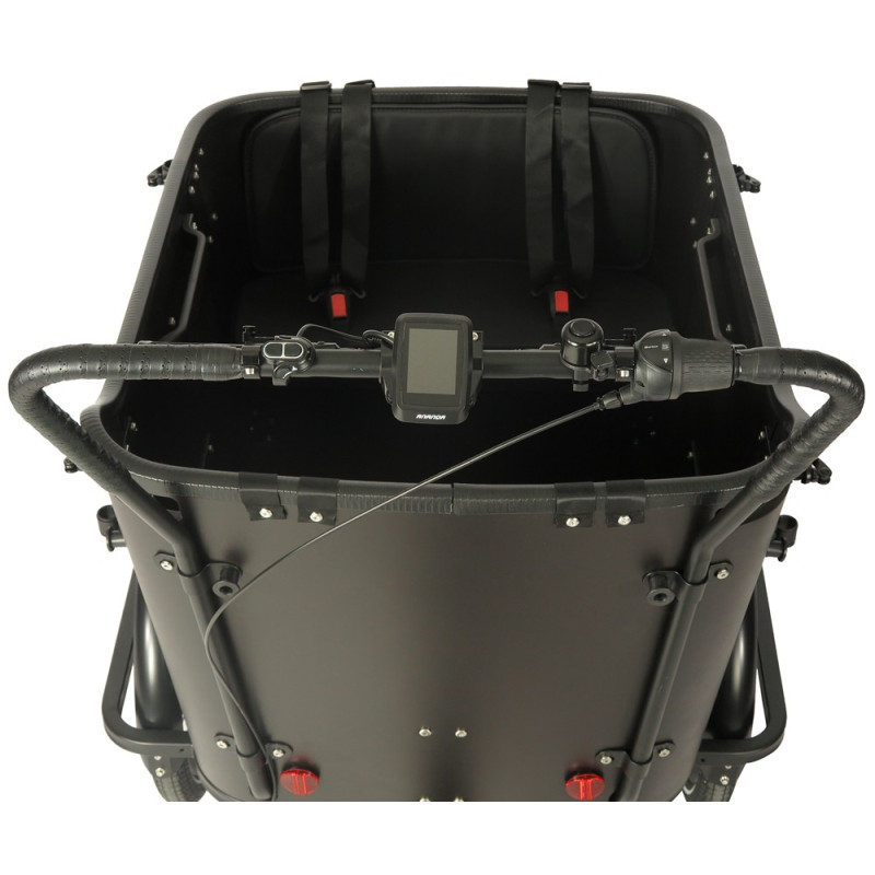 Vogue Avenger Elektrische Bakfiets – Ananda M100 Middenmotor – Luxe Cargo Bike