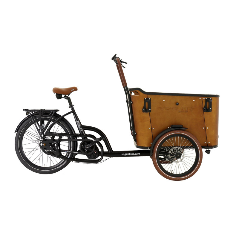 Vogue Avenger Elektrisches Lastenrad – Ananda M100 Mittelmotor – Premium Cargo Bike