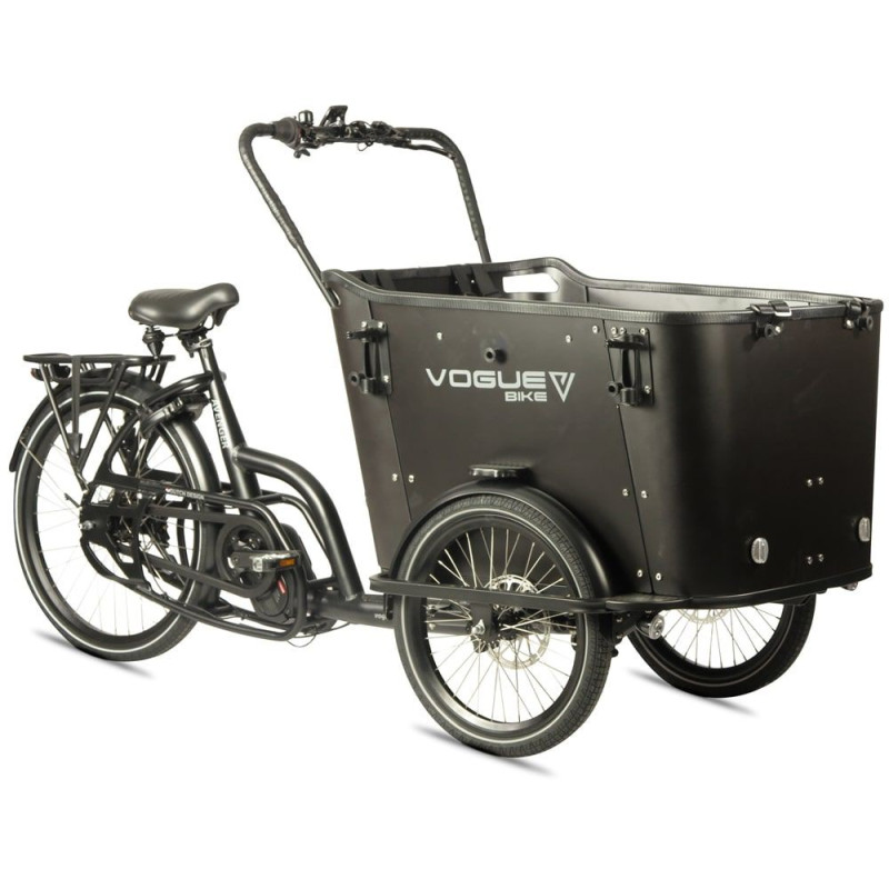 Vogue Avenger Elektrisches Lastenrad – Ananda M100 Mittelmotor – Premium Cargo Bike