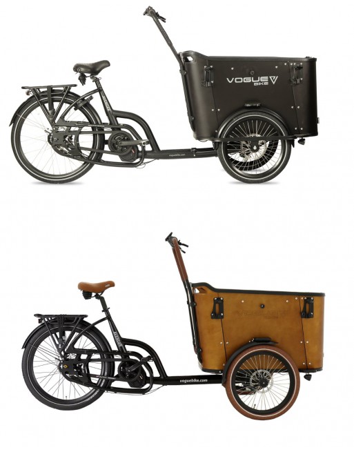 Vogue Avenger Elektrische Bakfiets – Ananda M100 Middenmotor – Luxe Cargo Bike