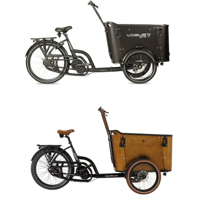 Vogue Avenger Elektrische Bakfiets – Ananda M100 Middenmotor – Luxe Cargo Bike