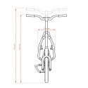 Mini vélo cargo pliant Muli Muskel - Noir