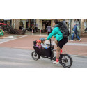 Mini vélo cargo pliant Muli Muskel - Jaune