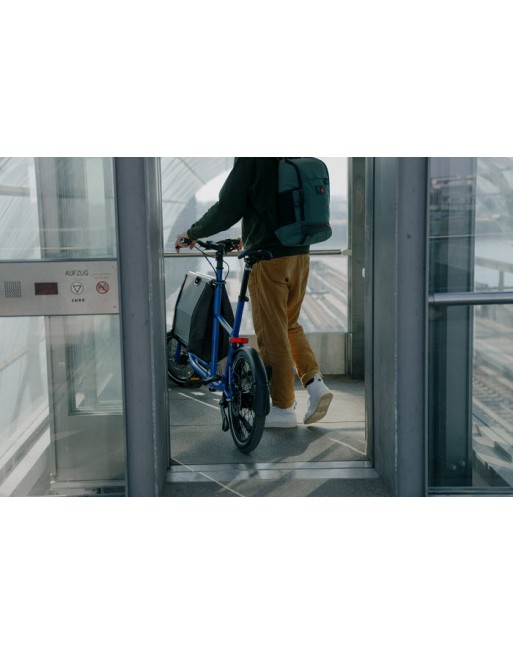 Mini vélo cargo pliant Muli Muskel - Jaune