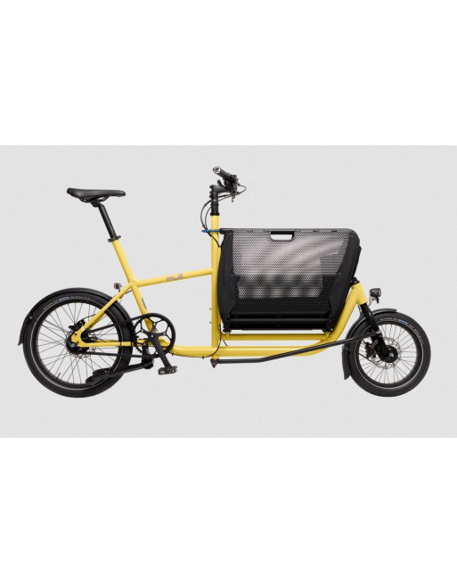 Mini vélo cargo pliant Muli Muskel - Jaune