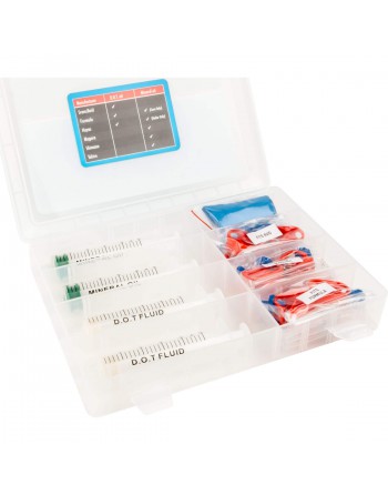 Bleeding kit for hydraulic brakes cargo bikes
