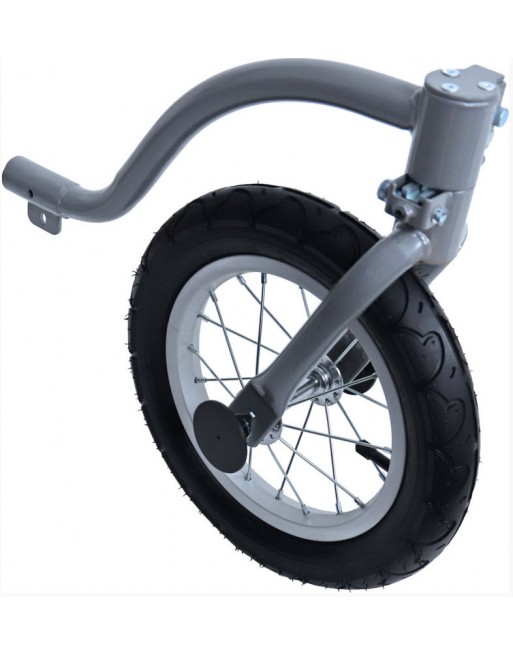 DoggyRide Roue buggy / jogger – pour modèles avec fixation avant en plastique noir