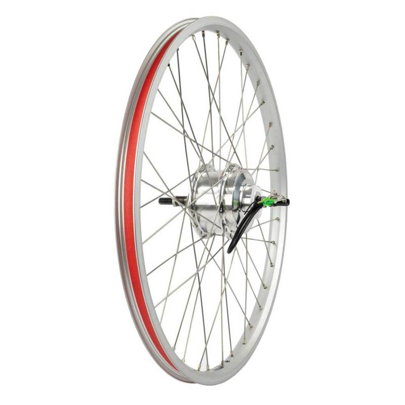 Babboe Big-E – Roue arrière Protanium 26” (559) frein à disque, 7 vitesses – Argent