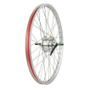 Babboe Big-E – Protanium Achterwiel 26” (559) Schijfrem, 7-versnellingen – Zilver