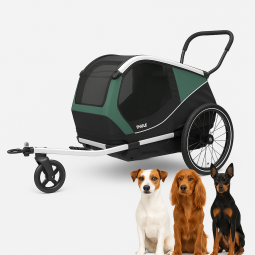 Thule Bexey M  hondenfietskar hazy groen