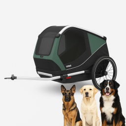 Thule Bexey L hondenfietskar hazy groen