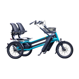Van Raam Fun2Go Vélo Duo Électrique – Tricycle Tandem côte à côte