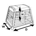 Thule Allax Compact Hundetransportbox / Auto-Hundebox