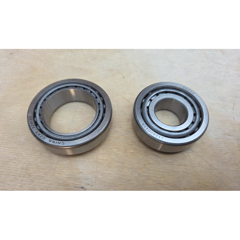 Cargo bike roller bearings for connector piece (upper and lower bearing)