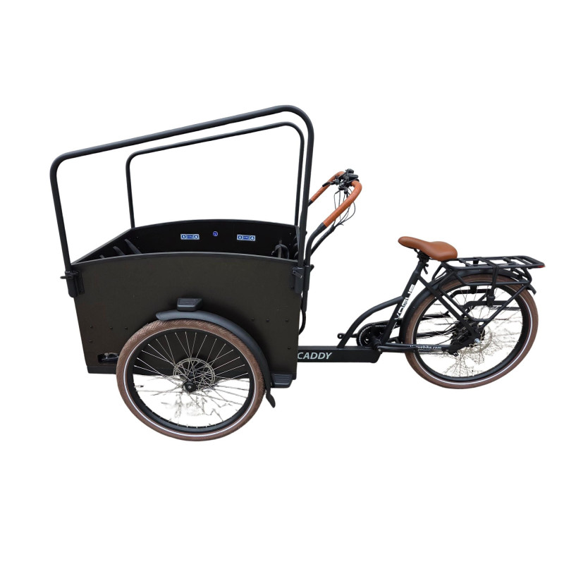 Vogue Caddy Electric Cargo Bike – Matte Black