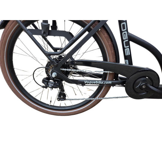 Vogue Caddy Elektrische Bakfiets – Mat Zwart