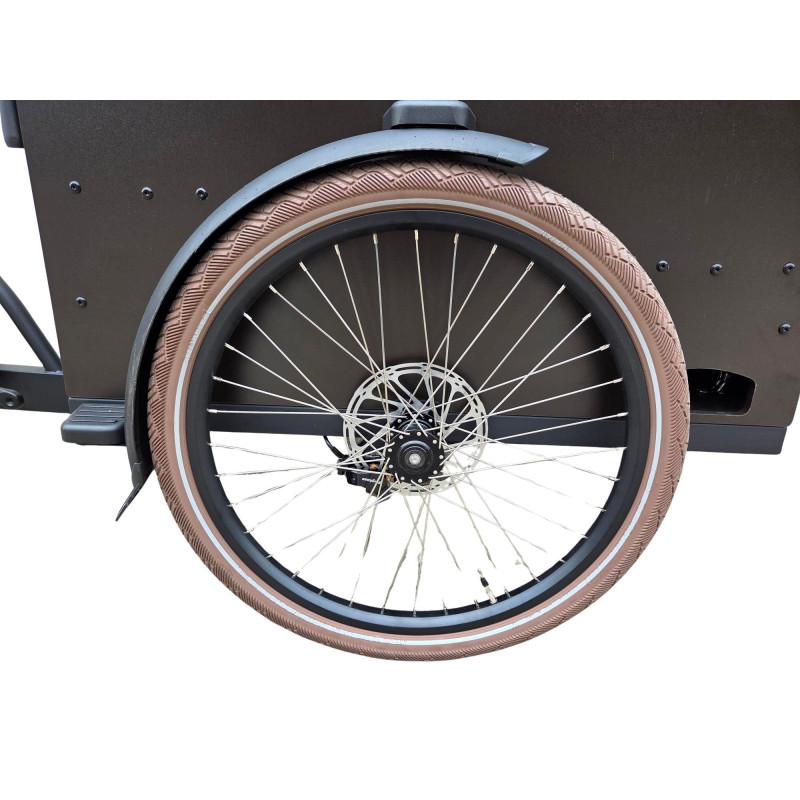 Vogue Caddy Elektrische Bakfiets – Mat Zwart