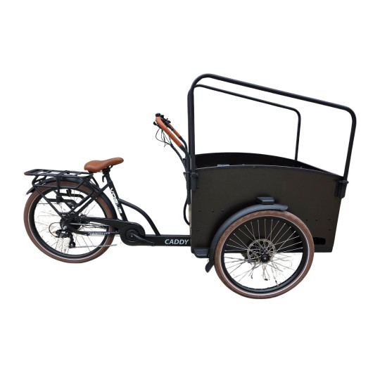 Vogue Caddy Electric Cargo Bike – Matte Black