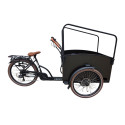 Vogue Caddy Elektrische Bakfiets – Mat Zwart
