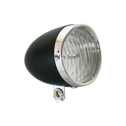 Johnny Loco LED Voorlamp – Retro Koplamp Zwart (Batterij)