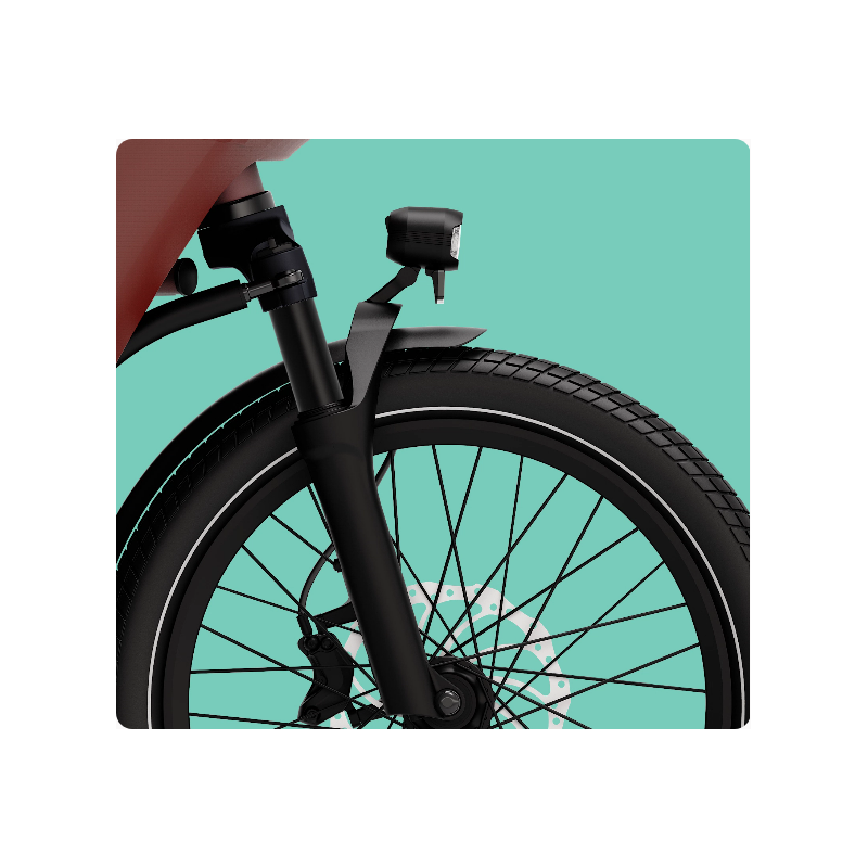 Dolly Joy Elektro-Lastenrad – Bosch Performance Line Black Graphite
