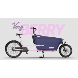 Dolly Joy elektrische bakfiets – Bosch Performance Line Very Berry