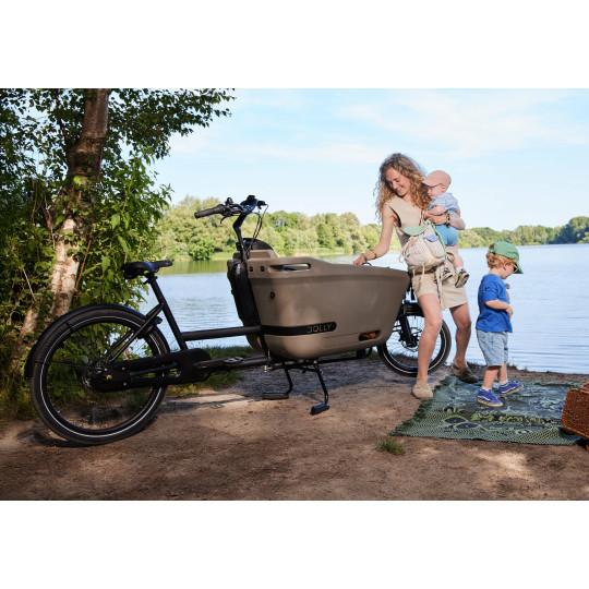 Dolly Joy Elektro-Lastenrad – Bosch Performance Line Black Matcha