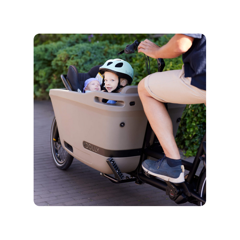 Dolly Joy Elektro-Lastenrad – Bosch Performance Line Black Matcha