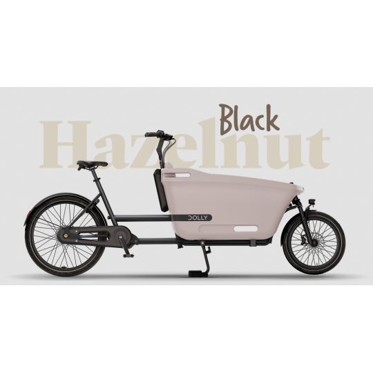 Dolly Joy electric cargo bike – Bosch Performance Line Black Hazelnut