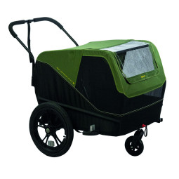 XLC Dog M – Hondenfietskar BS-C12 (Zwart/Groen)