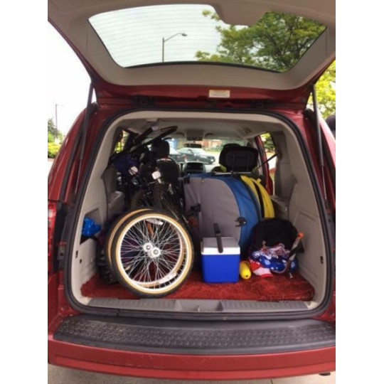 Wike Special Needs Extra Large – Bike Trailer for Adults & Larger Children (2-in-1 Mobility Trailer)