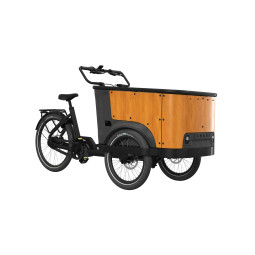 Cangoo Buckle Up – 700 Wh – Black/Brown – Electric Cargo Bike
