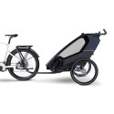Croozer Kid Lykke 2 – Blueberry Blue | Premium Doppelanhänger