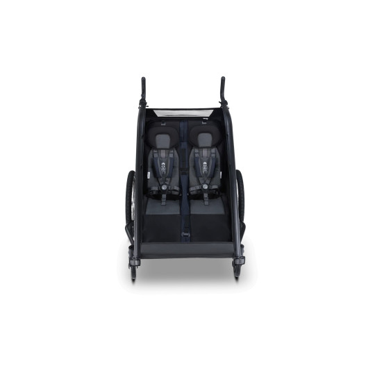 Croozer Kid Lykke 2 – Blueberry Blue | Premium Doppelanhänger