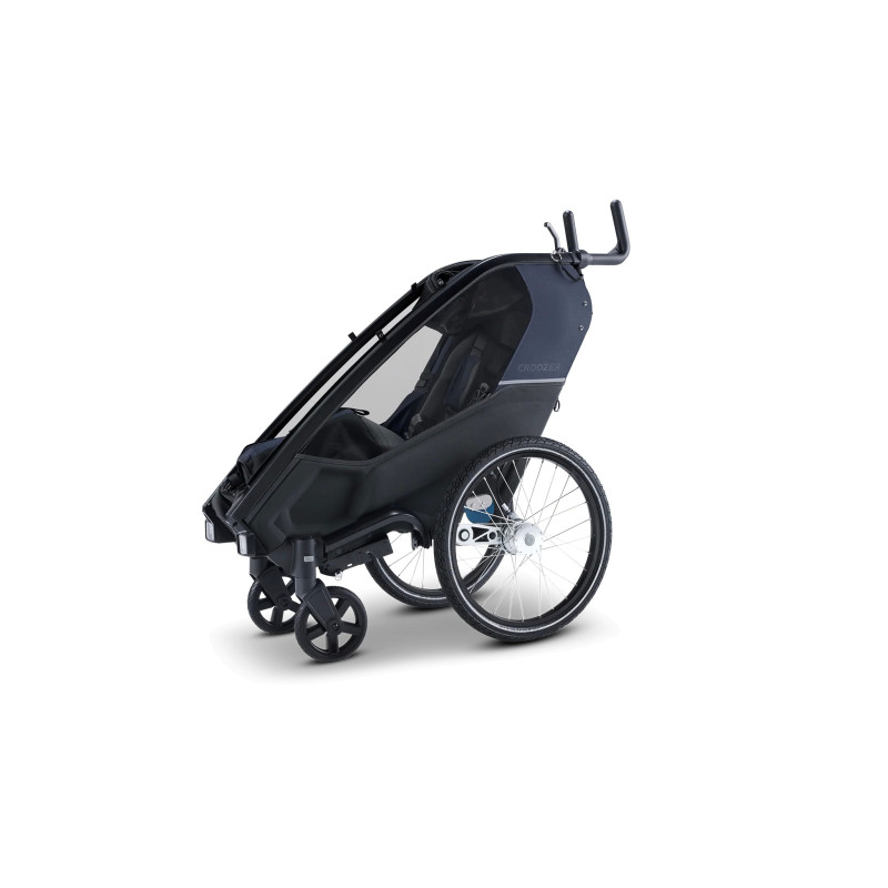 Croozer Kid Lykke 2 – Blueberry Blue | Premium Doppelanhänger
