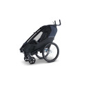 Croozer Kid Lykke 2 – Blueberry Blue | Premium Doppelanhänger